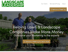 Tablet Screenshot of landscapeleadership.com